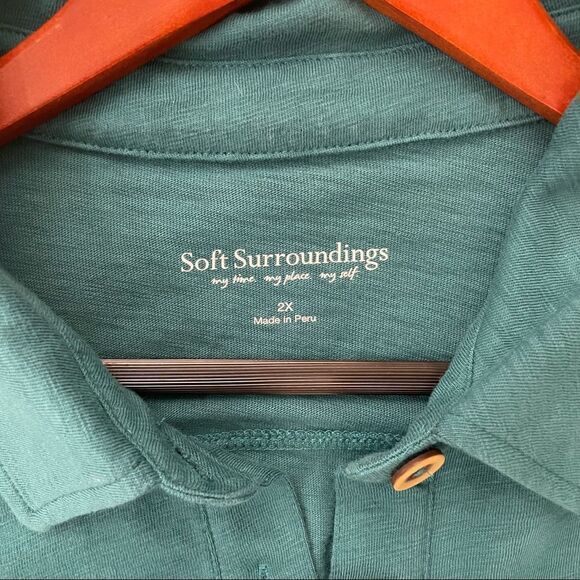 SOFT surroundings filipa shirtdress size 2X - Picture 9 of 14